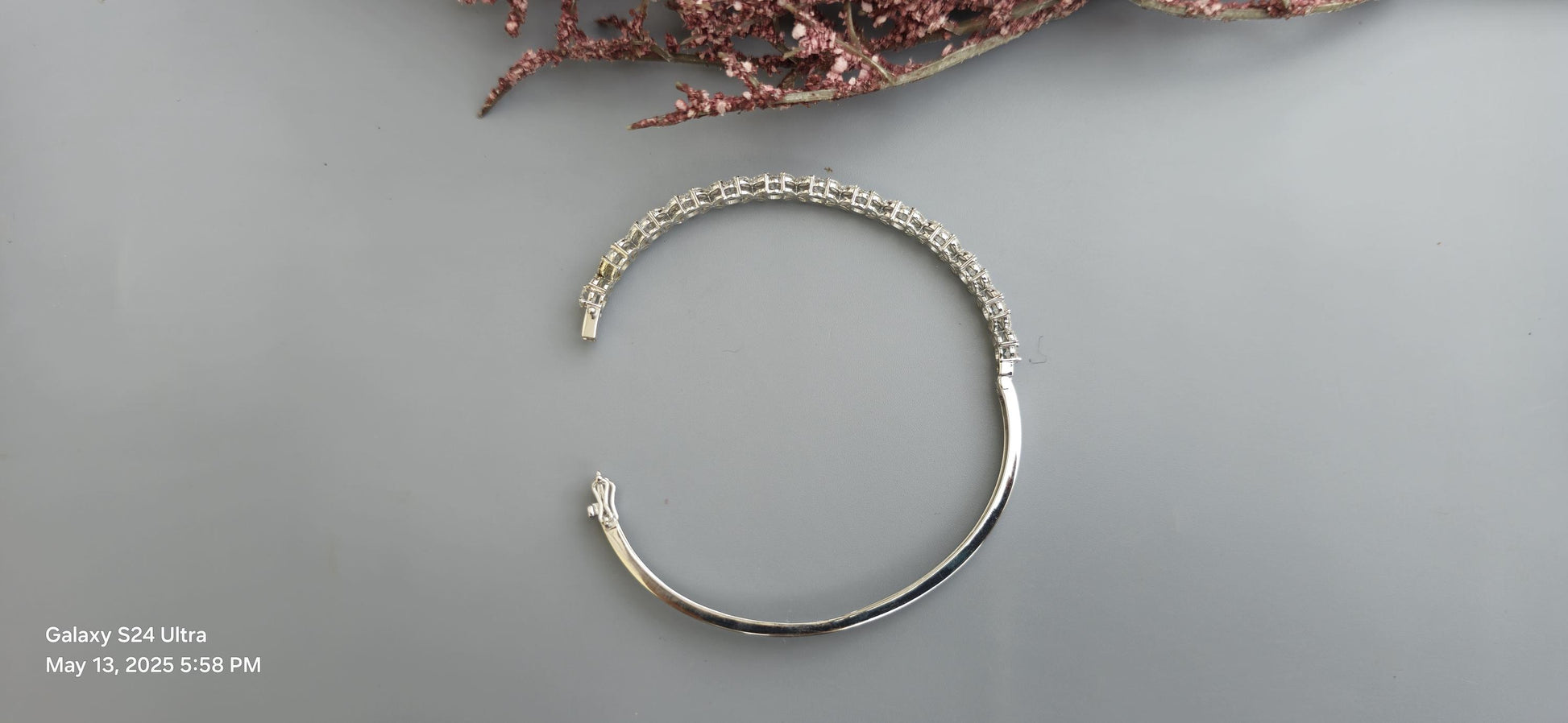 Marquise and round moissanite floral bracelet, bracelet for women, bracelet for her, gift for women