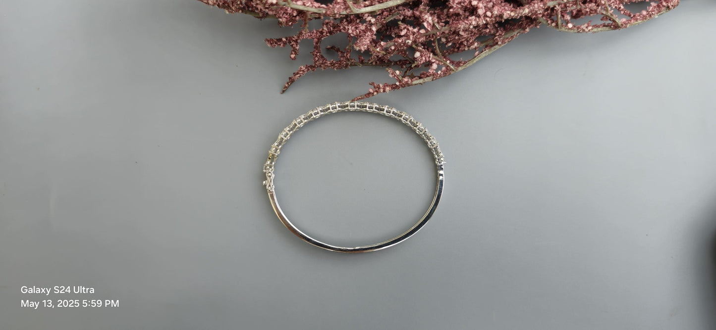 Marquise and round lab grown diamond floral bracelet, bracelet for women, bracelet for her, gift for women